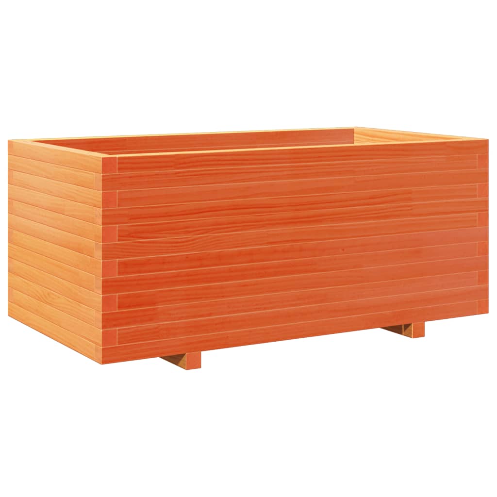 Vrtna sadilica voštano smeđe boje 110x60x49,5 cm od borovine