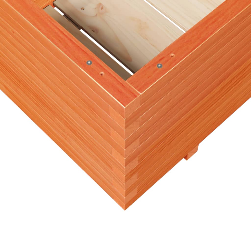 Vrtna sadilica voštano smeđe boje 110x60x49,5 cm od borovine