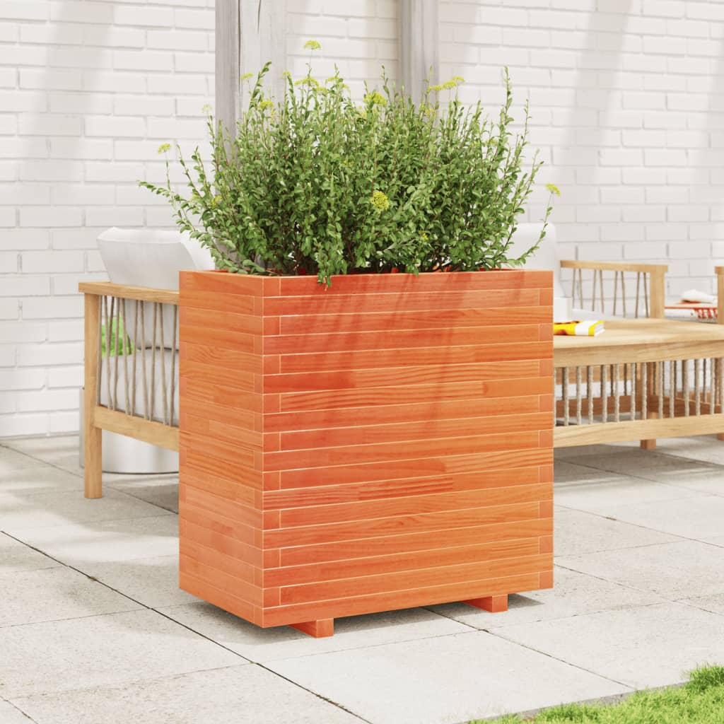 Vrtna sadilica voštano smeđe boje 70x40x72 cm od borovine