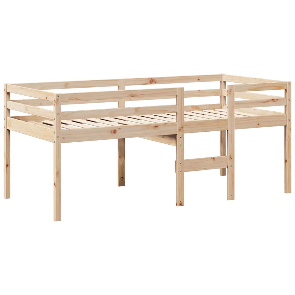 Visoki krevet s krovom 80 x 200 cm od masivne borovine