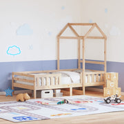 Okvir kreveta s krovom 75x190 cm masivna borovina
