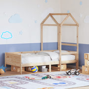 Dnevni krevet s krovom bez madraca 80x200 cm Masivno drvo