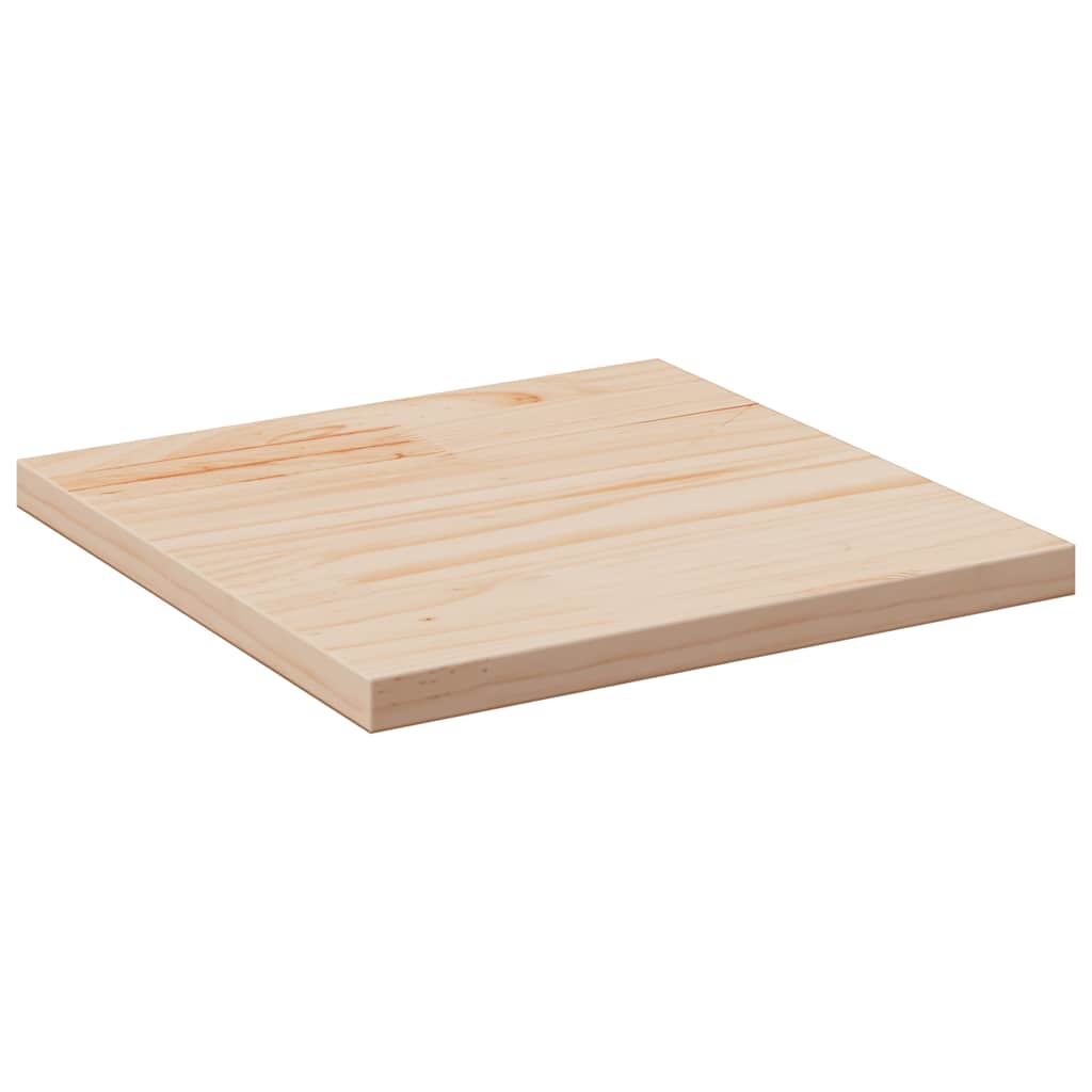 Ploča za stol 40 x 40 x 2,5 cm četvrtasta od masivne borovine