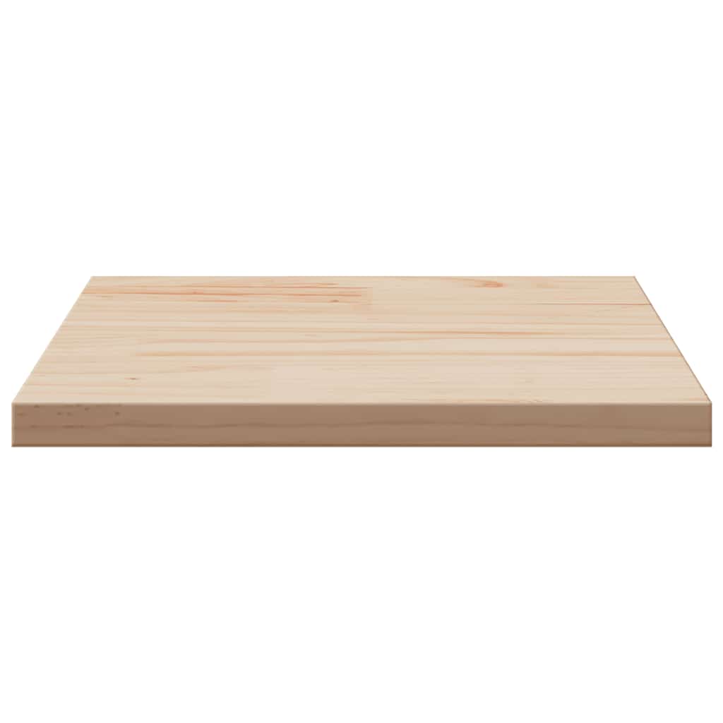 Ploča za stol 40 x 40 x 2,5 cm četvrtasta od masivne borovine