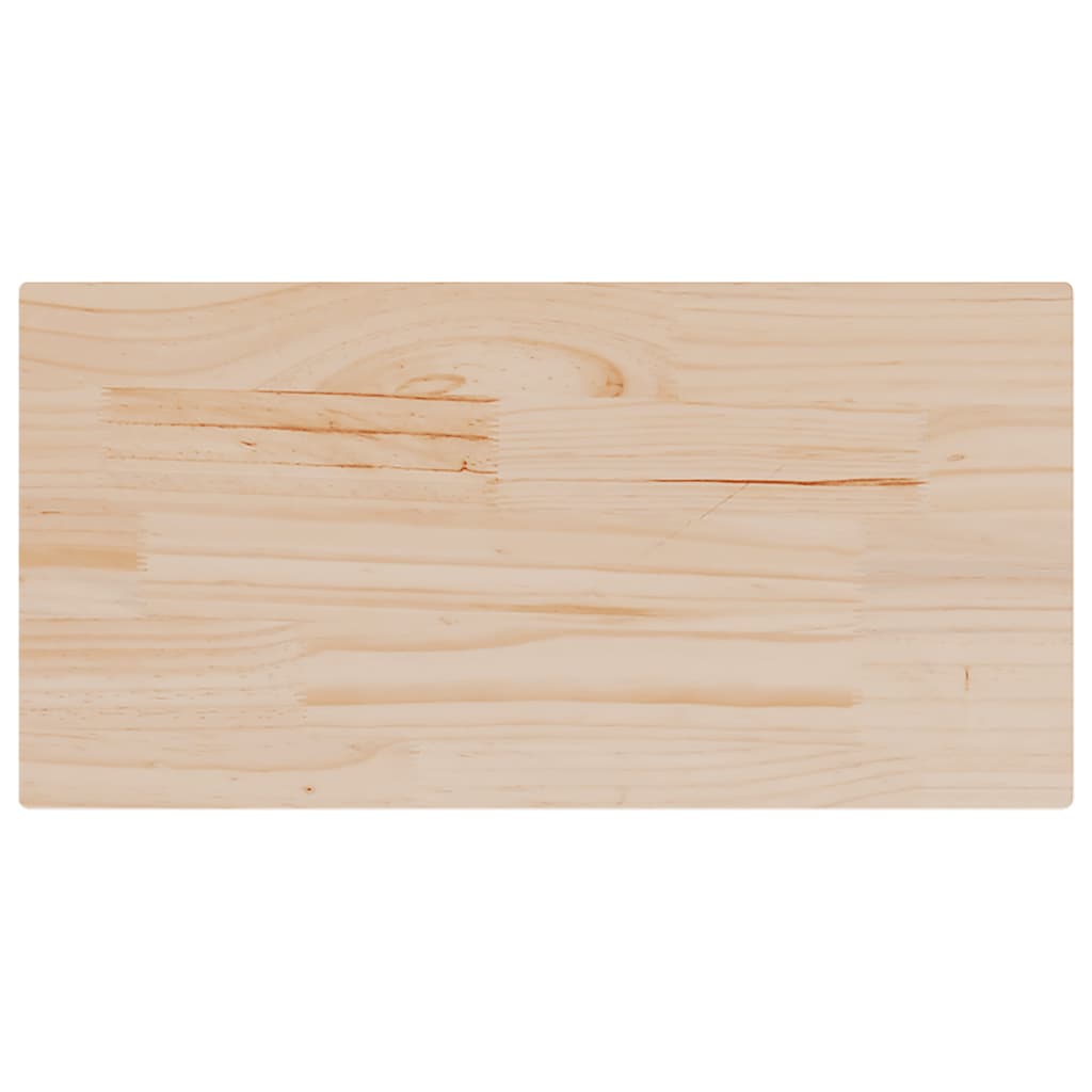 Stolne ploče 2 kom 60x30x2,5 cm od masivne borovine pravokutne