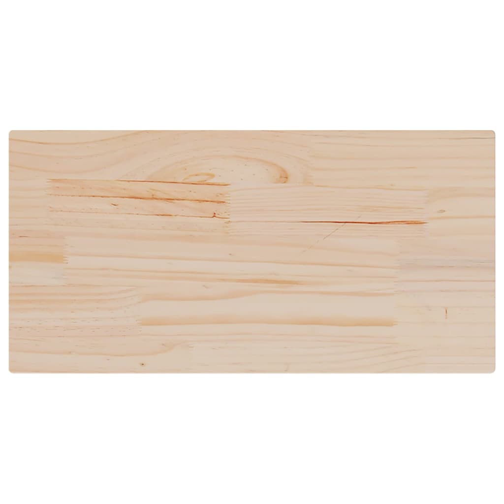 Stolne ploče 2 kom 70x35x2,5 cm od masivne borovine pravokutne