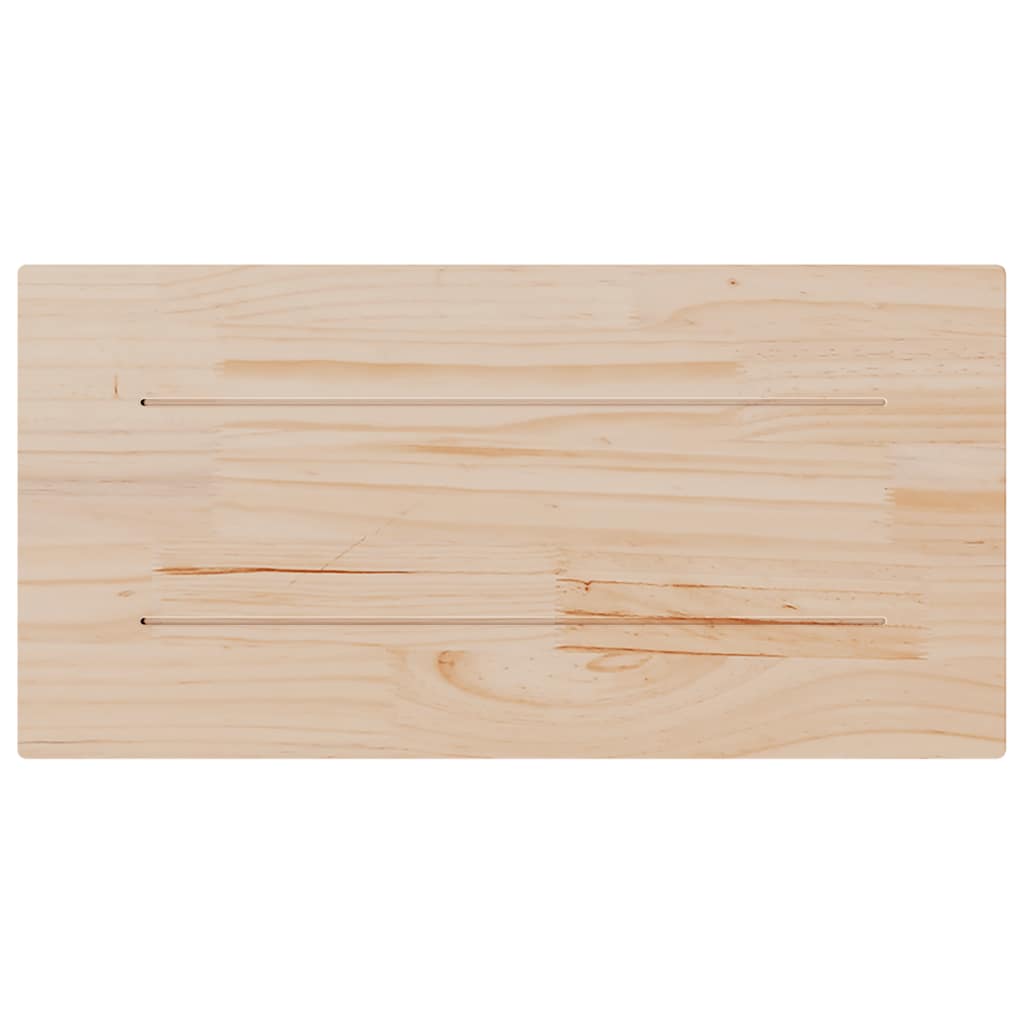 Stolne ploče 2 kom 80x40x2,5 cm od masivne borovine pravokutne