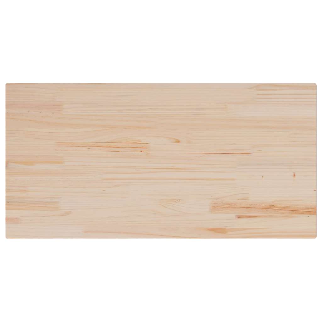 Stolne ploče 4 kom 100x50x2,5 cm od masivne borovine pravokutne
