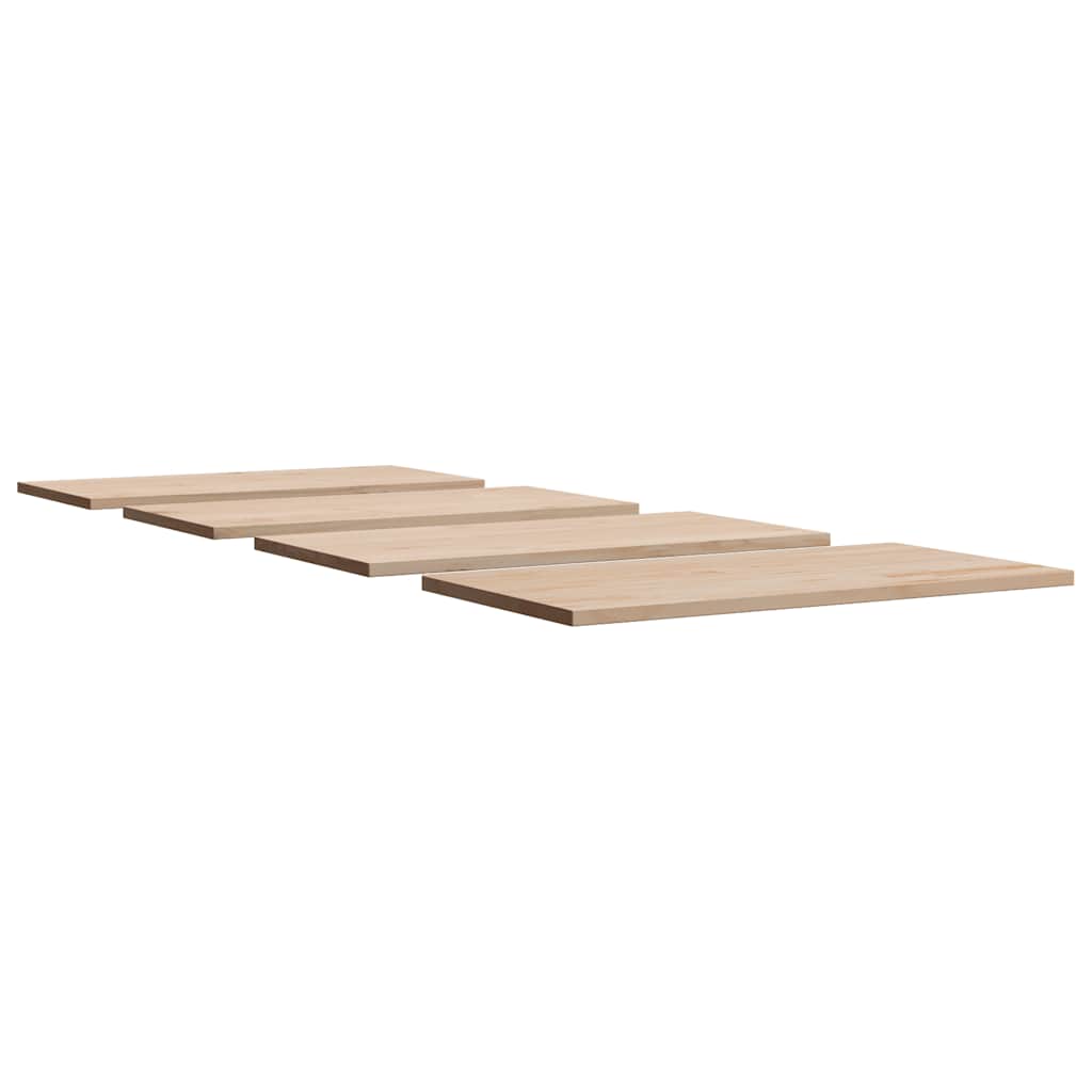 Stolne ploče 4 kom 100x50x2,5 cm od masivne borovine pravokutne