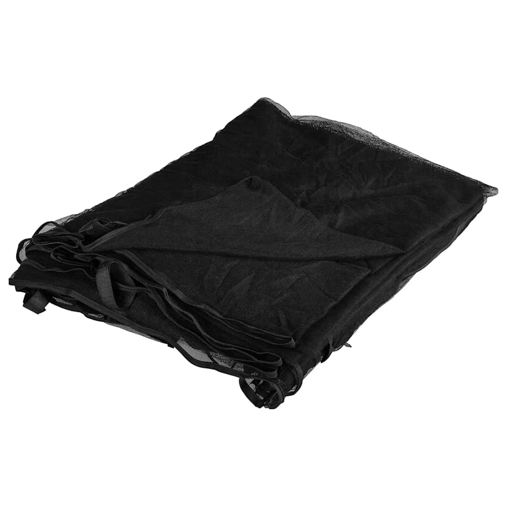 Mreža protiv komaraca za vanjsku upotrebu 220 mreža crna 300x300x200 cm