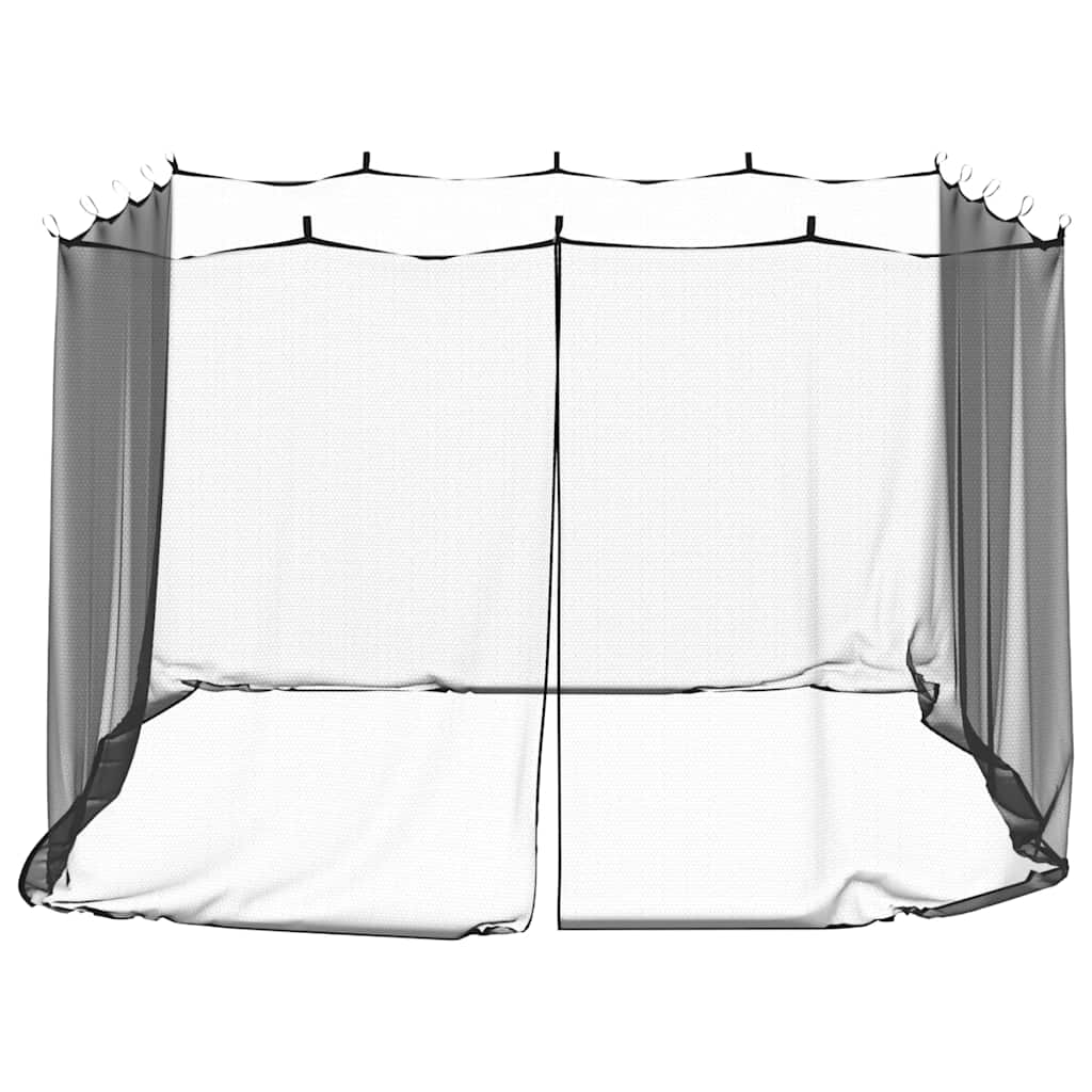 Mreža protiv komaraca za vanjsku upotrebu 220 mreža crna 300x300x200 cm