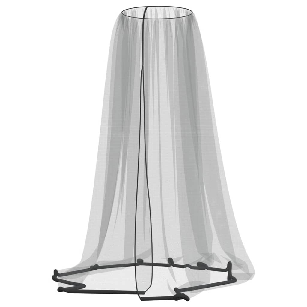 Mreža protiv komaraca za suncobran 220 crna Φ 300 x 230 cm