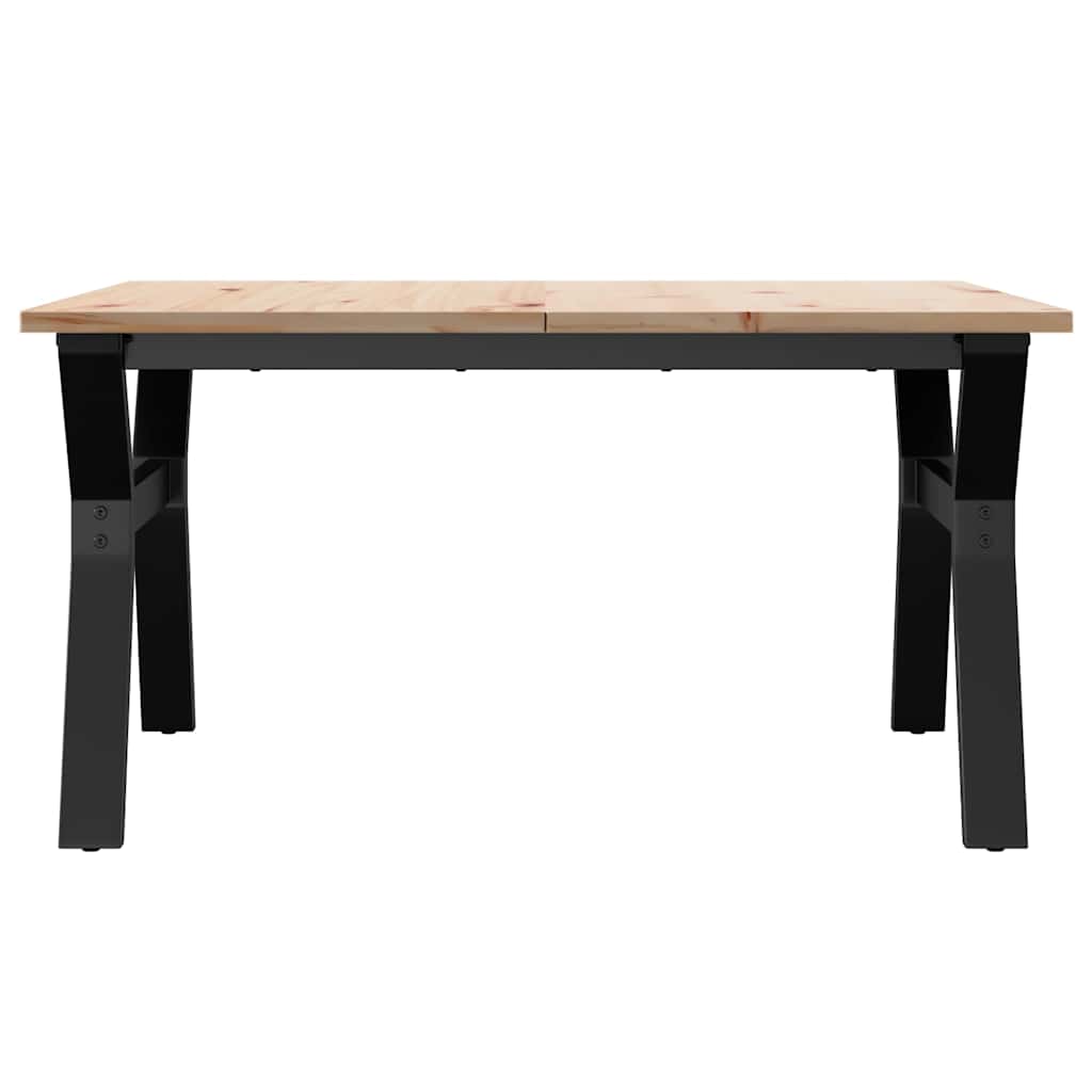 Stolić za kavu Y-oblika 90x90x45 cm borovina i čelik