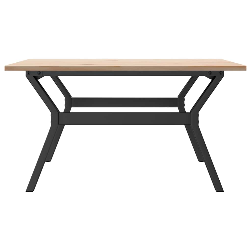 Stolić za kavu Y-oblika 90x90x45 cm borovina i čelik