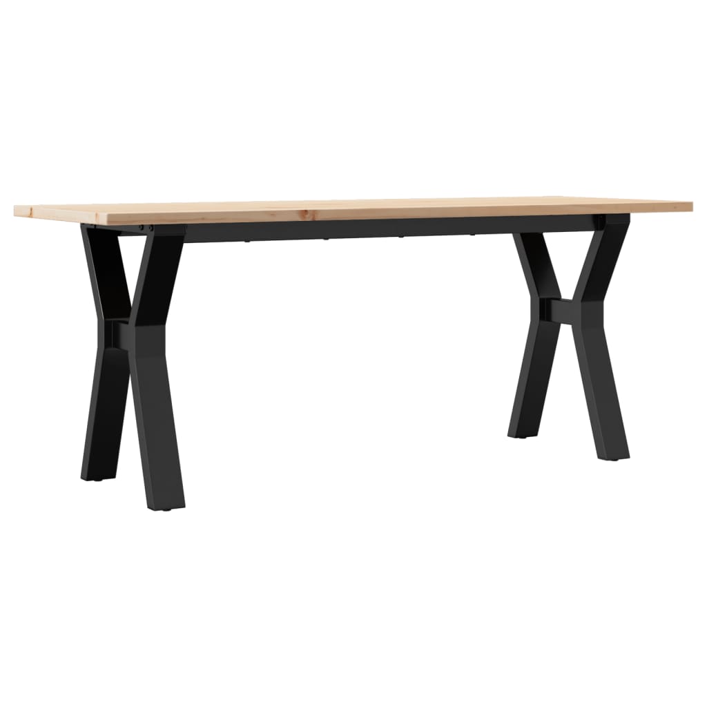Stolić za kavu Y-oblika 110x40x45cm borovina i čelik