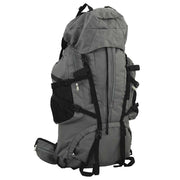 Ruksak za planinarenje sivi 100 L od tkanine Oxford