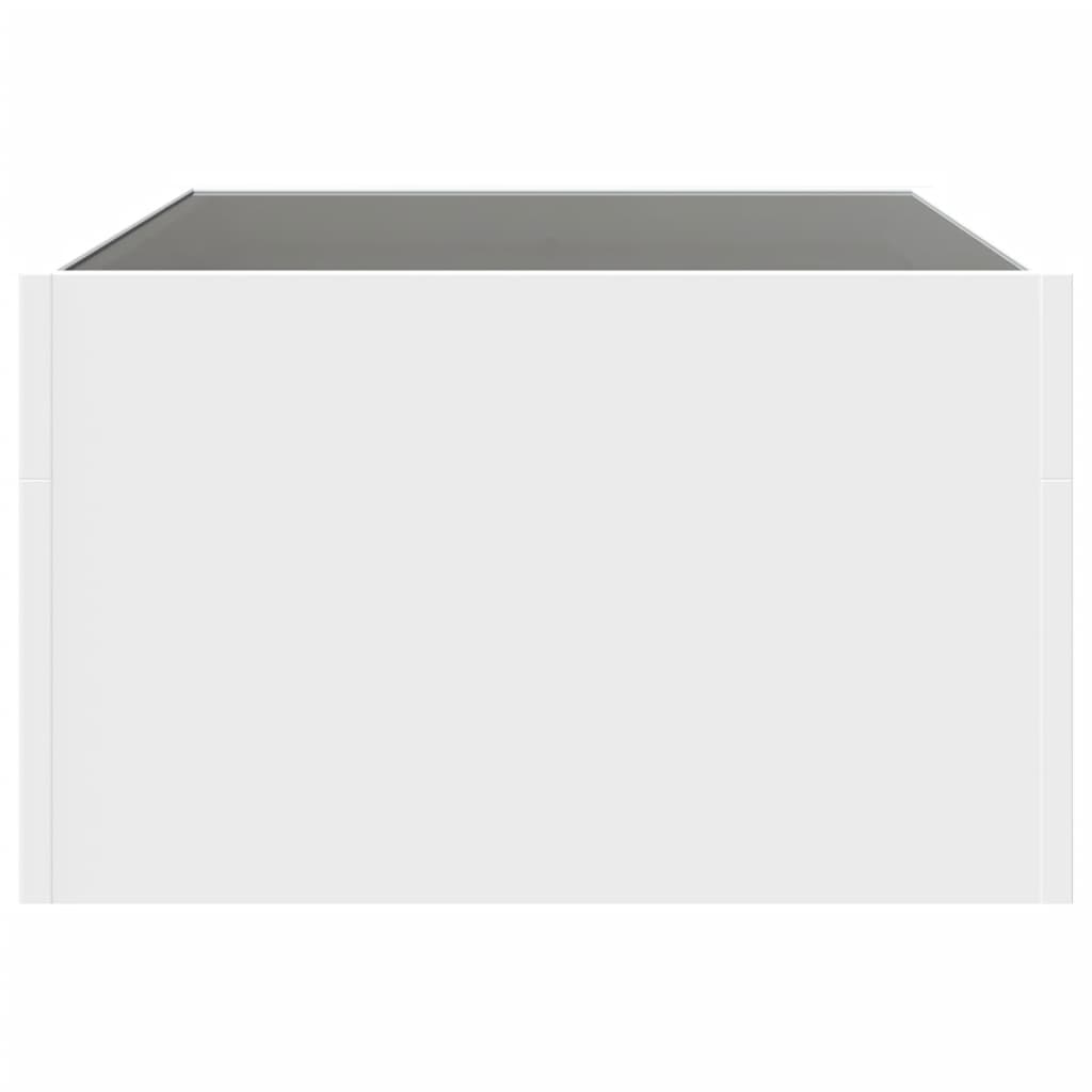 Stolić s beskonačnim LED svjetlima bijeli 70x50x30 cm