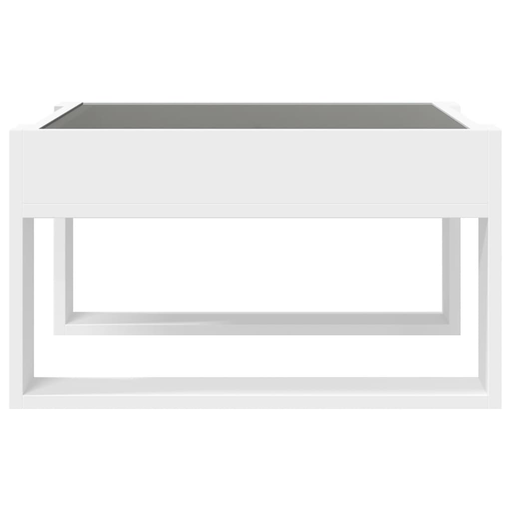 Stolić s beskonačnim LED svjetlima bijeli 50x53x30 cm