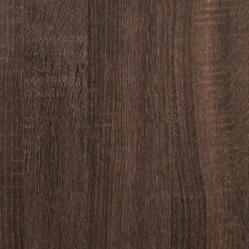 Stolić s beskonačnim LED svjetlima boja hrasta 70x53x30 cm