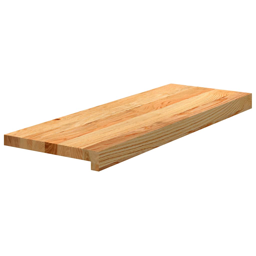 Gazišta stepenice 12 kom svjetlosmeđi 70x30x2 cm masivna hrast