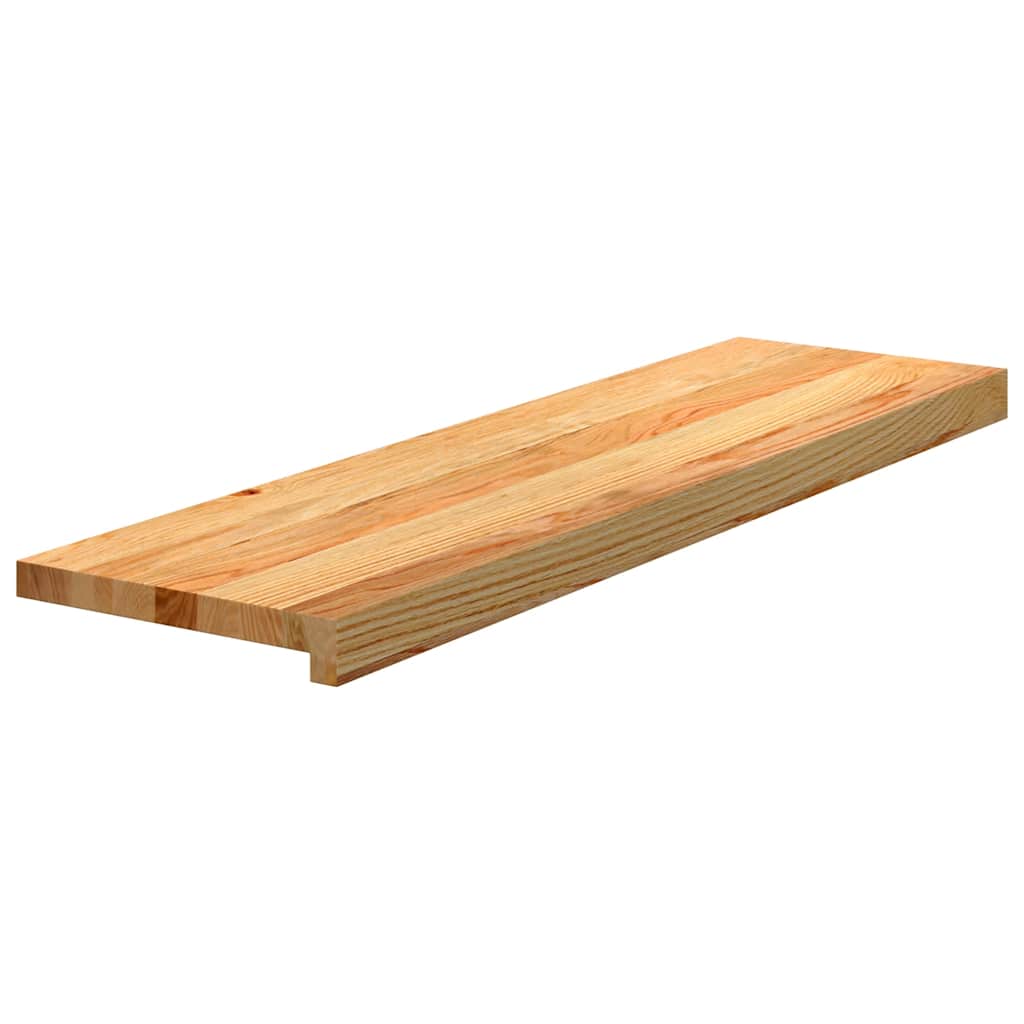Gazišta stepenice 16 kom svjetlosmeđi 90x30x2 cm masivna hrast
