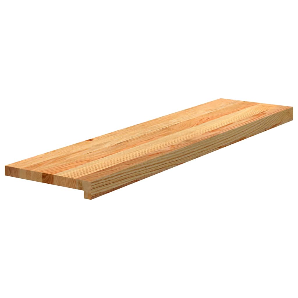 Gazišta stepenice 20 kom svjetlosmeđi 100x30x2 cm masivna hrast