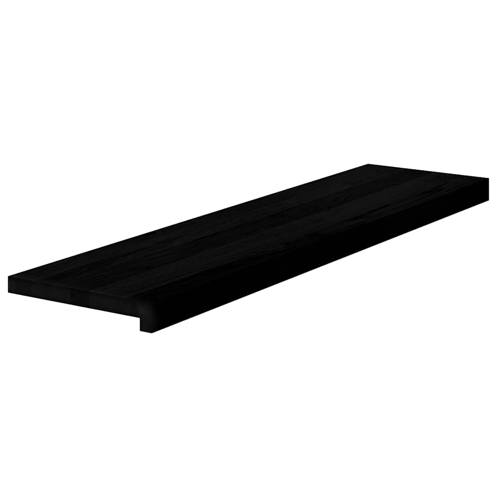 Gazišta stepenice 4 kom tamnosmeđi 100x30x2 cm masivna hrast