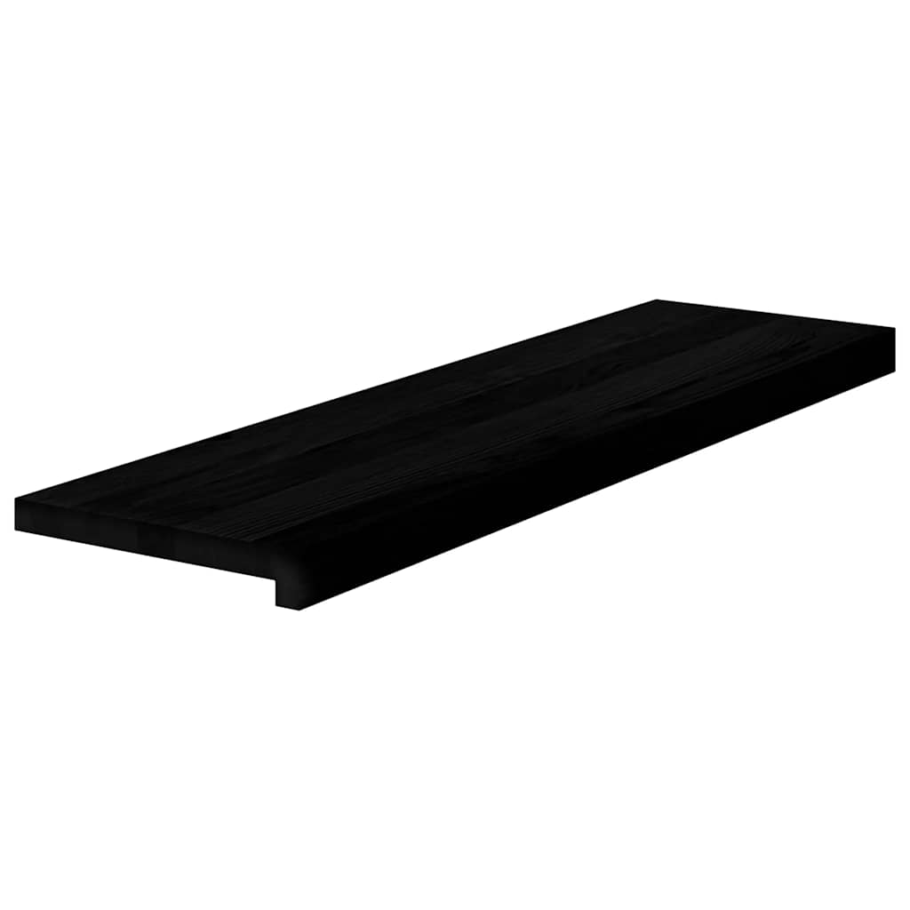 Gazišta stepenice 8 kom tamnosmeđi 90x25x2 cm masivna hrast