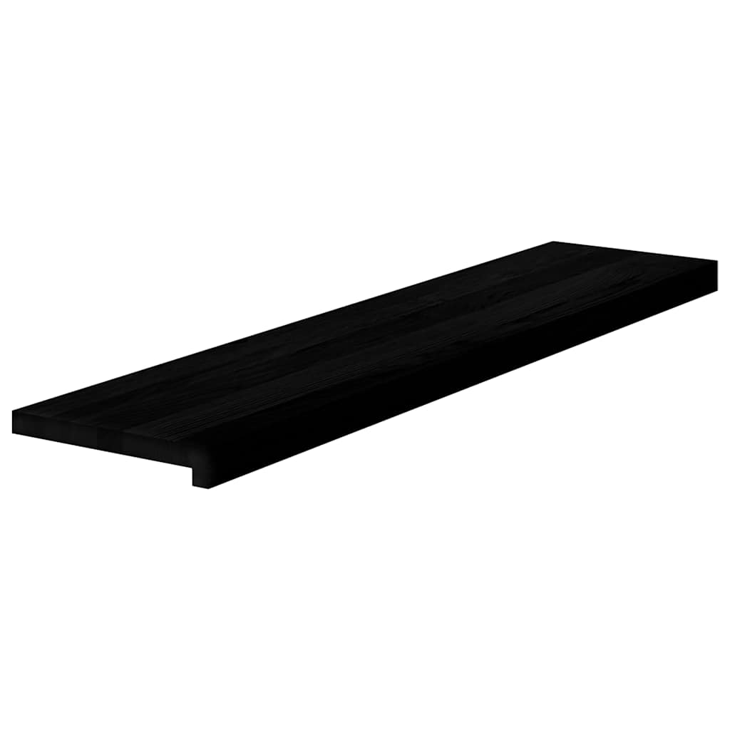 Gazišta stepenice 8 kom tamnosmeđi 110x25x2 cm masivna hrast