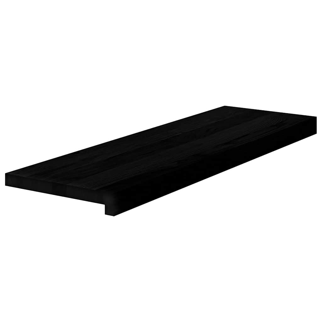Gazišta stepenice 8 kom tamnosmeđi 80x30x2 cm masivna hrast