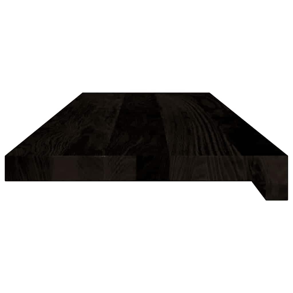 Gazišta stepenice 12 kom tamnosmeđi 80x25x2 cm masivna hrast