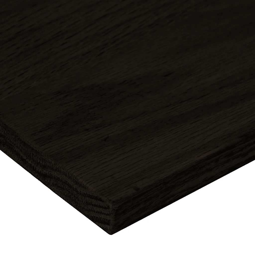 Gazišta stepenice 12 kom tamnosmeđi 80x25x2 cm masivna hrast