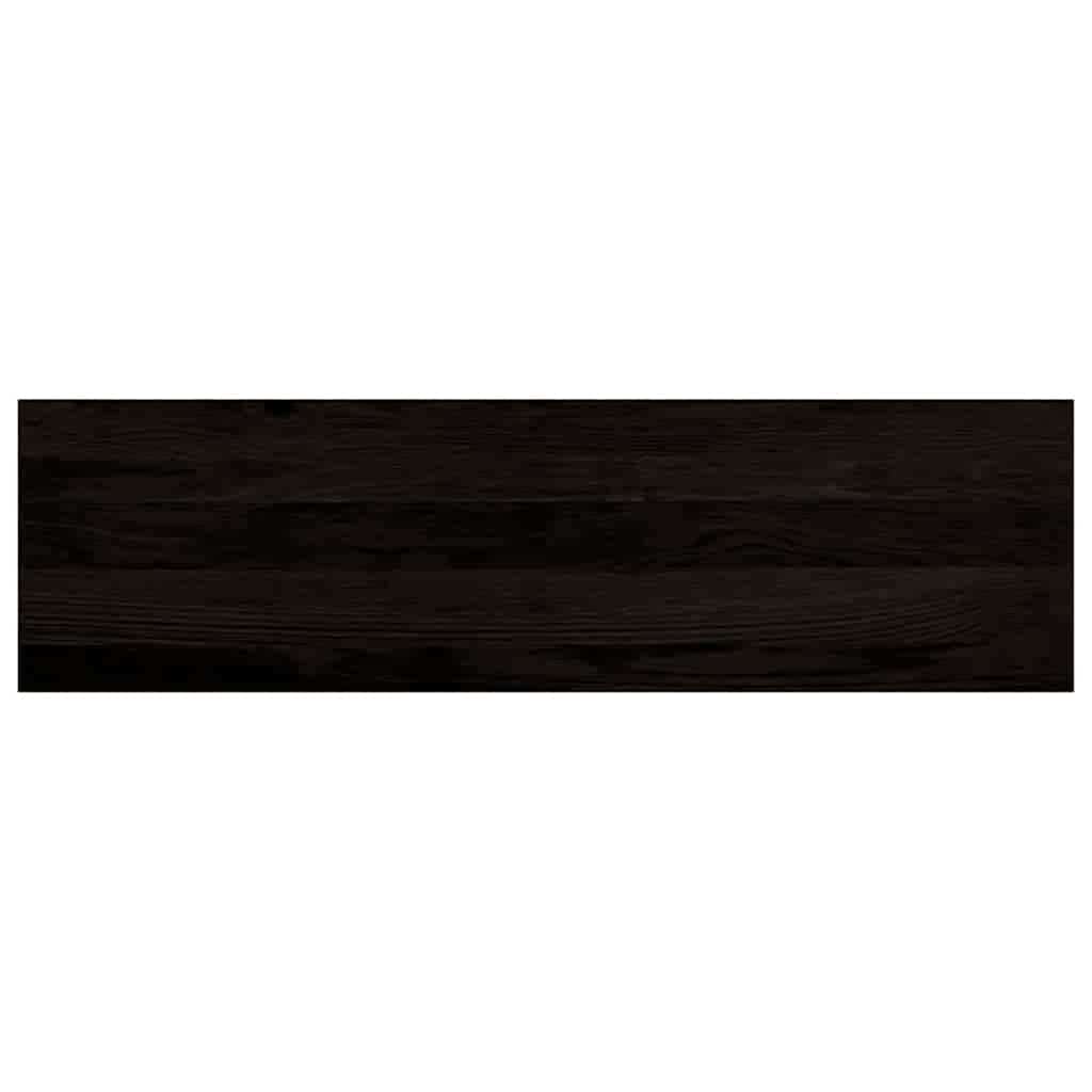 Gazišta stepenice 12 kom tamnosmeđi 90x25x2 cm masivna hrast