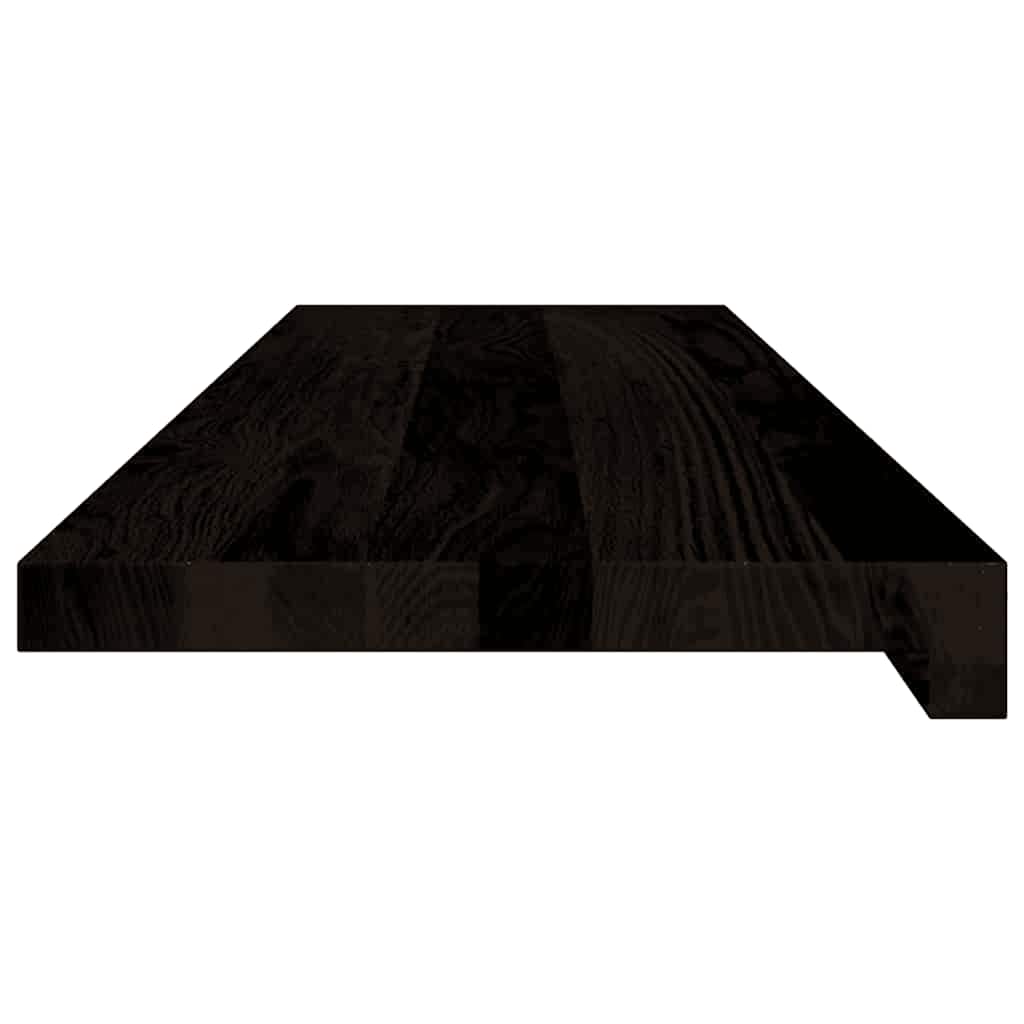 Gazišta stepenice 12 kom tamnosmeđi 90x25x2 cm masivna hrast