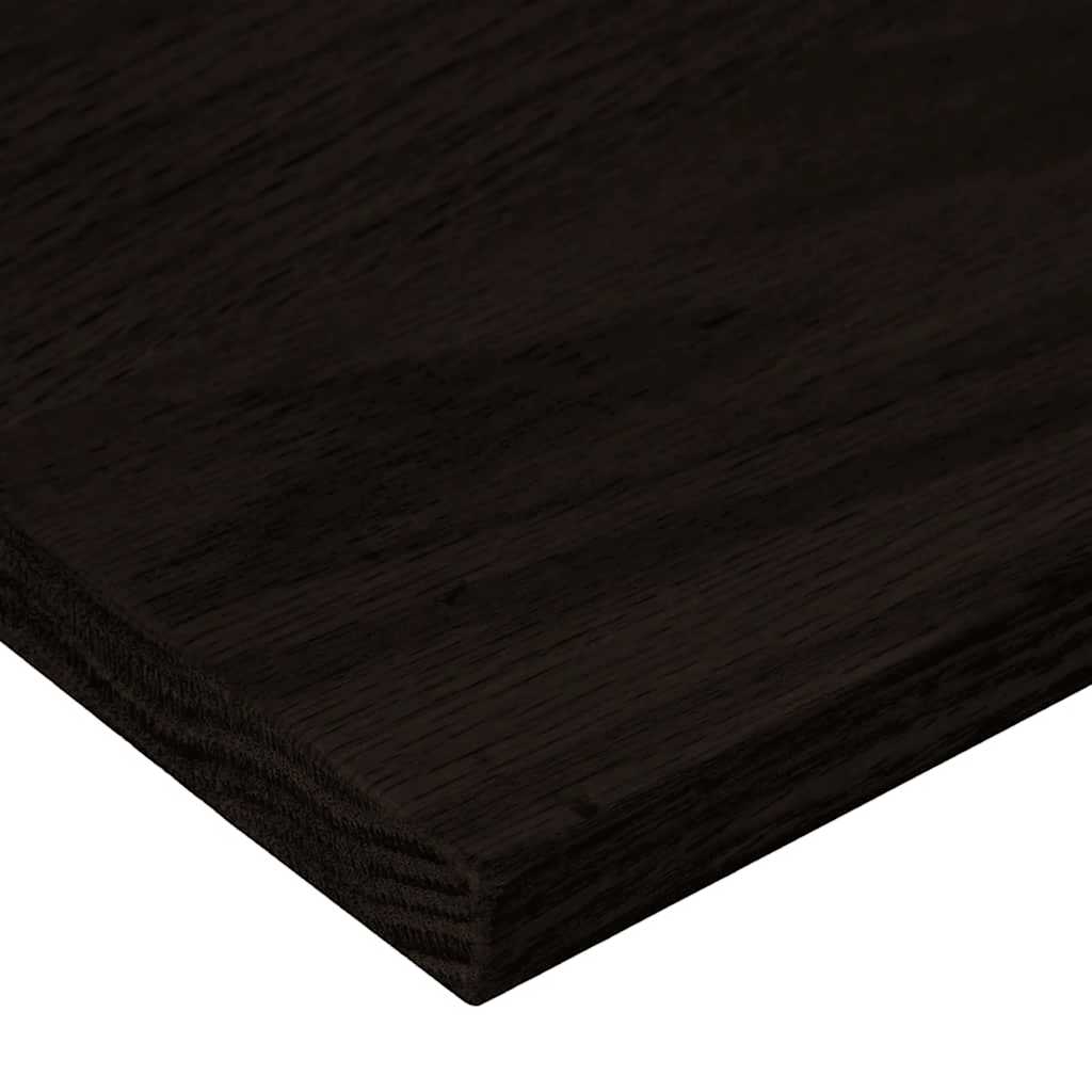Gazišta stepenice 12 kom tamnosmeđi 110x30x2 cm masivna hrast