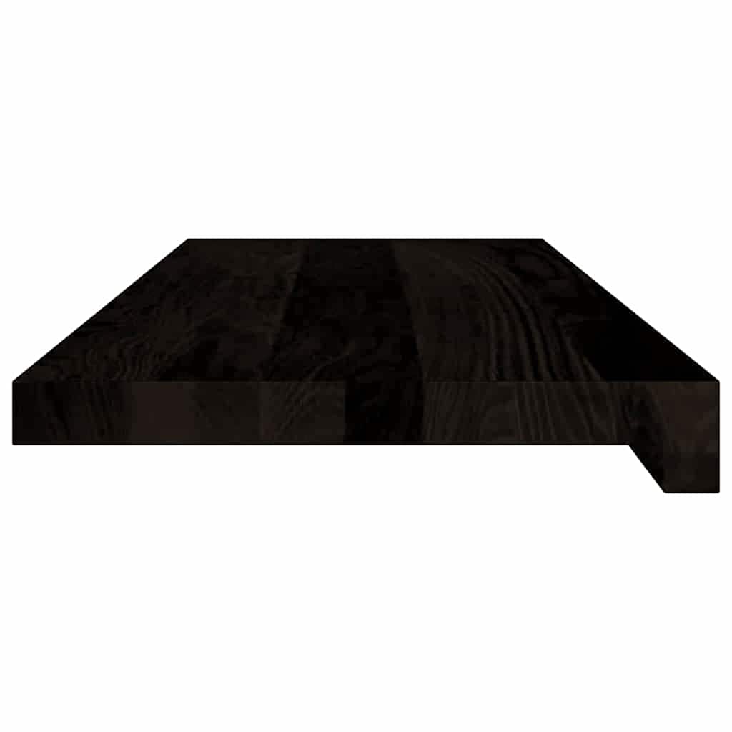 Gazišta stepenice 16 kom tamnosmeđi 70x25x2 cm masivna hrast
