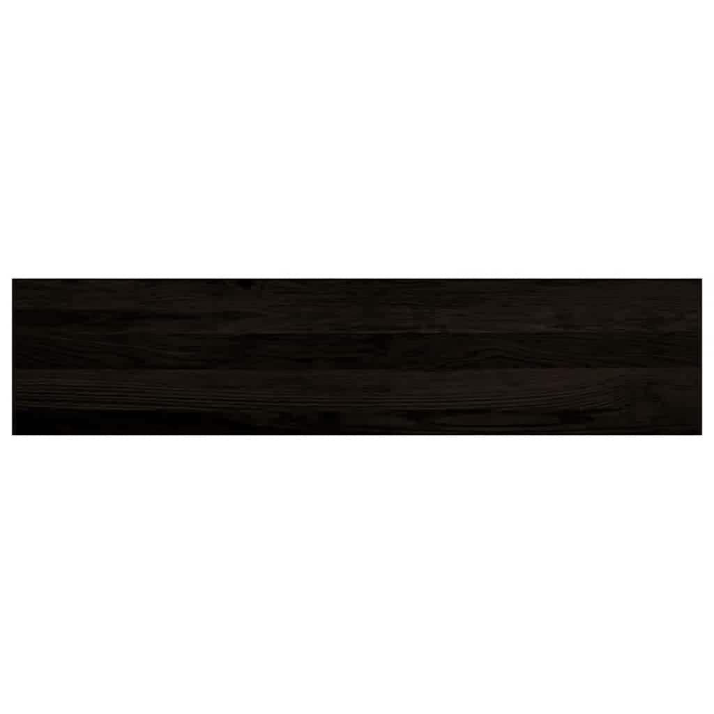 Gazišta stepenice 16 kom tamnosmeđi 110x30x2 cm masivna hrast