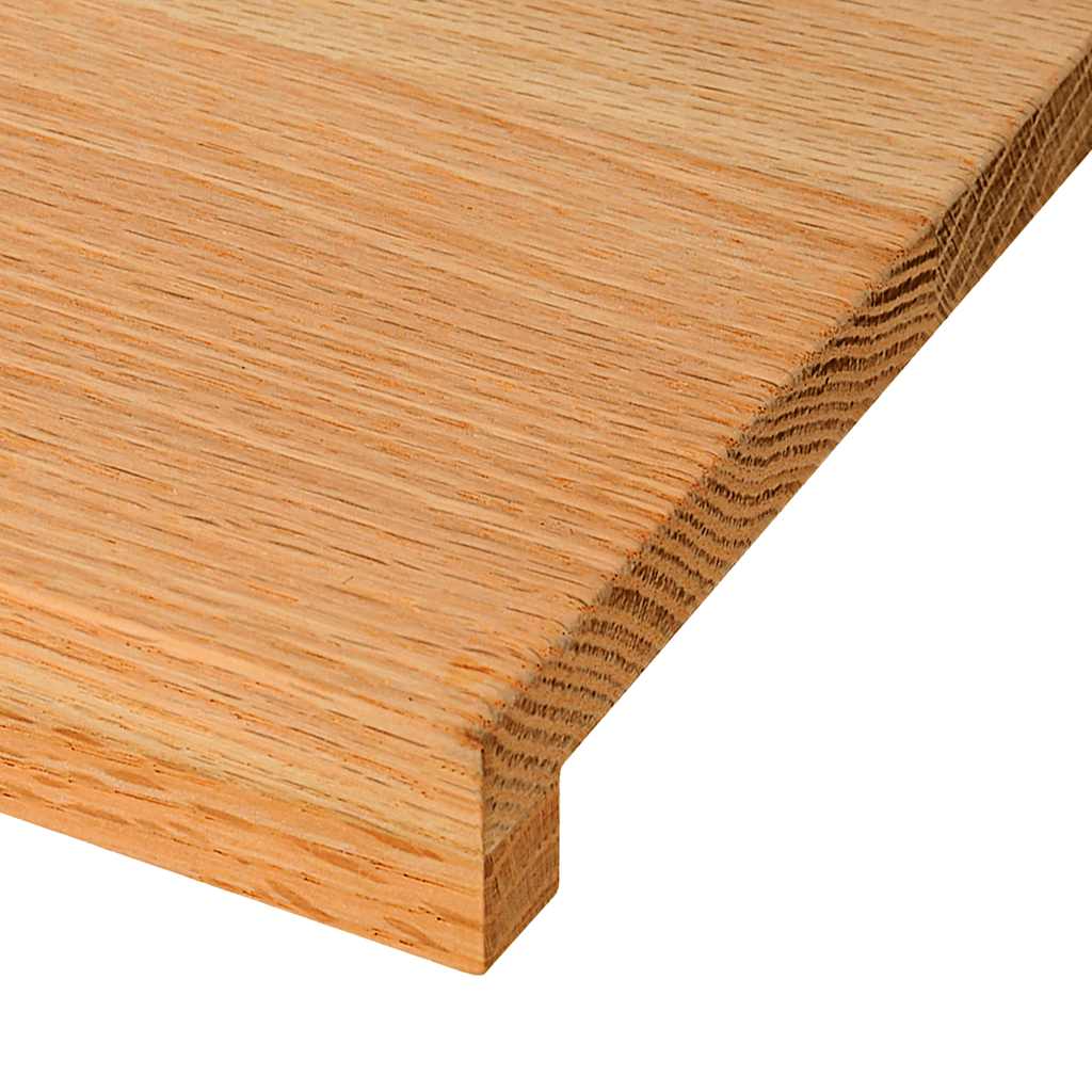 Gazišta stepenice 2 kom svjetlosmeđi 100x25x2 cm masivna hrast