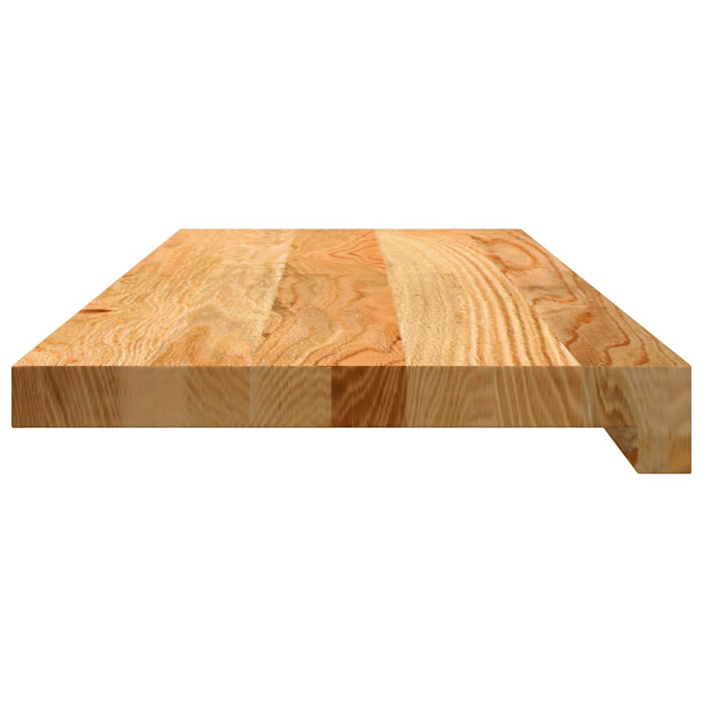 Gazišta stepenice 2 kom svjetlosmeđi 70x30x2 cm masivna hrast