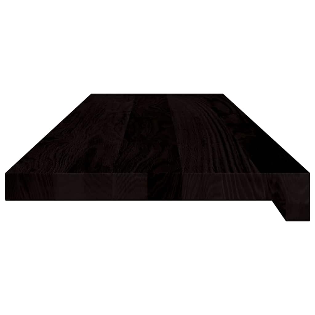 Gazišta stepenice 2 kom tamnosmeđi 90x30x2 cm masivna hrast