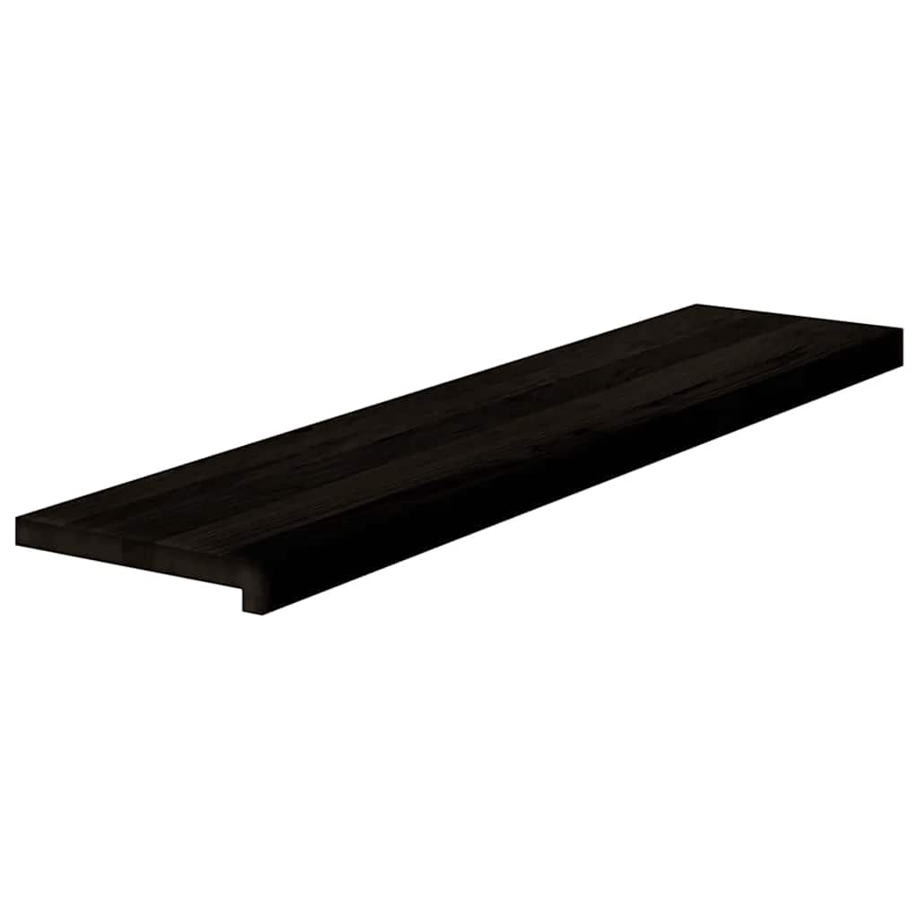 Gazišta stepenice 2 kom tamnosmeđi 110x30x2 cm masivna hrast