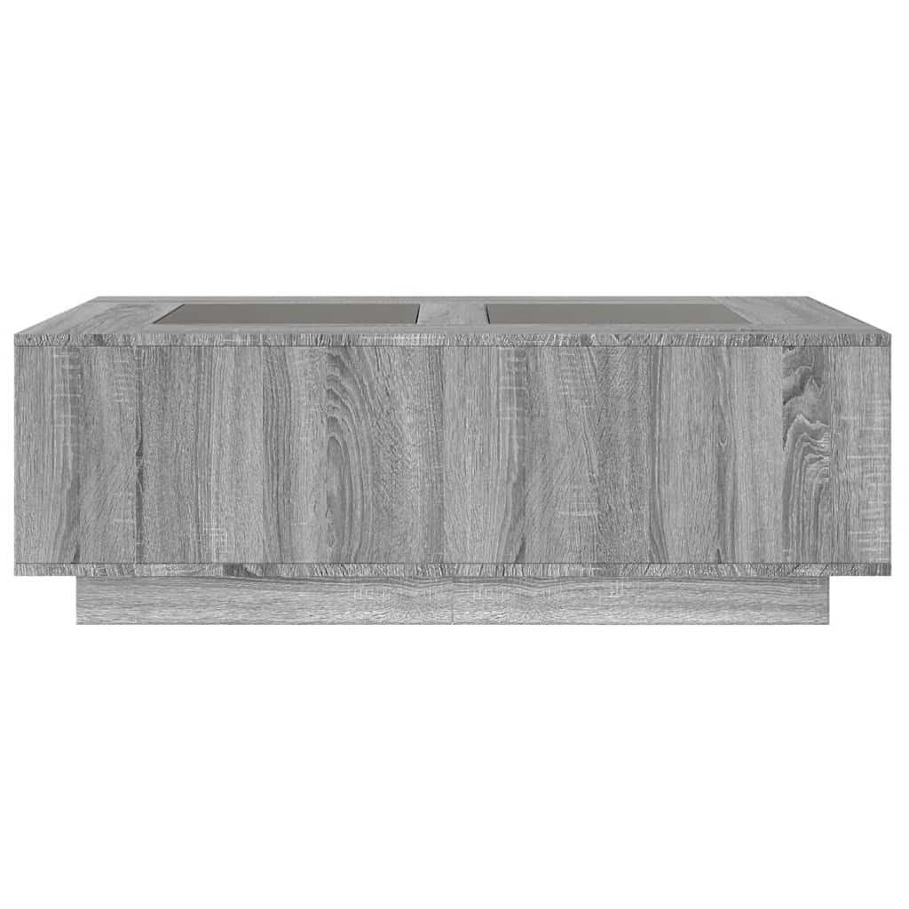 Stolić s beskonačnim LED svjetlima boja hrasta 116x69x40 cm
