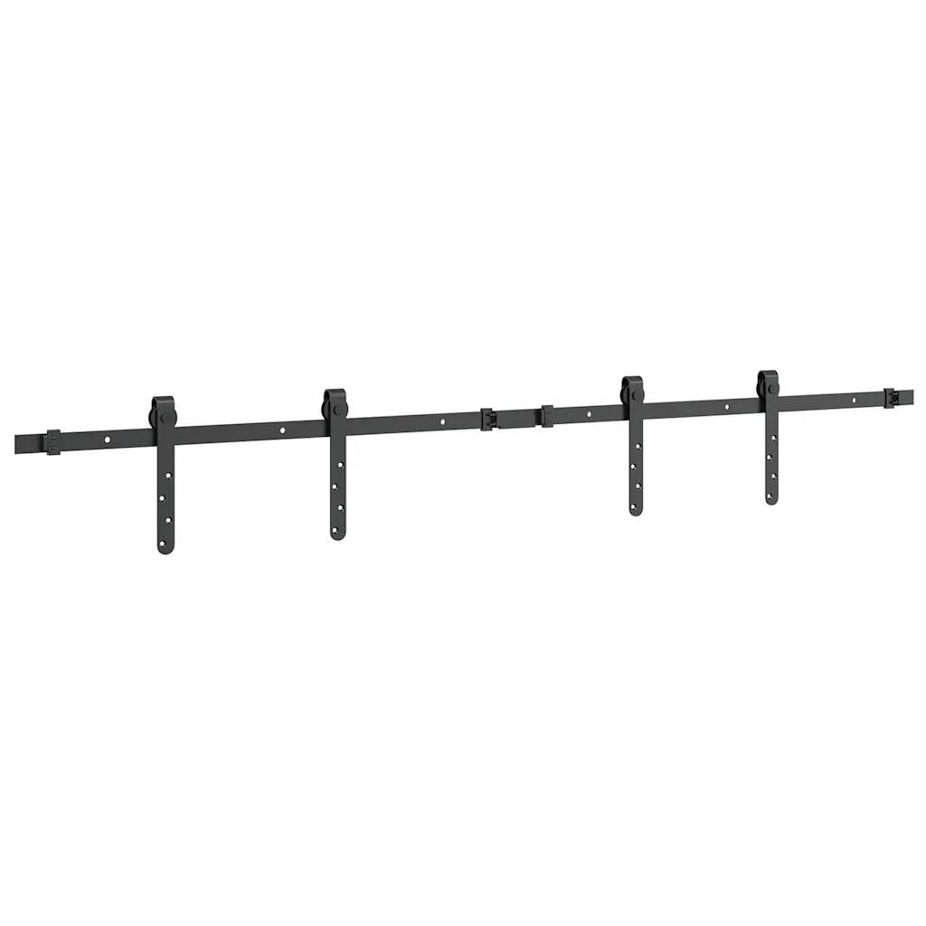 Komplet kliznih vrata ormarića 152 cm ugljični čelik