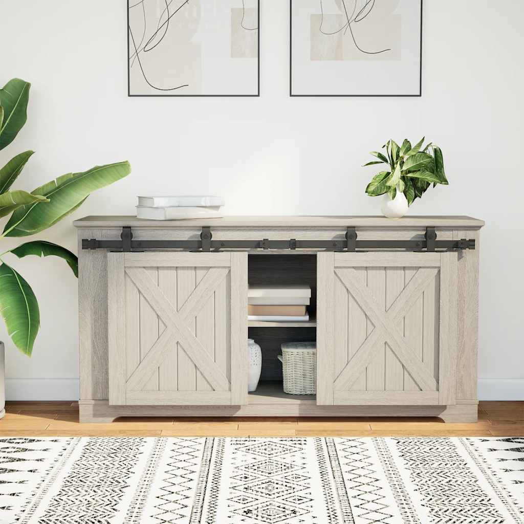 Komplet kliznih vrata ormarića 122 cm ugljični čelik