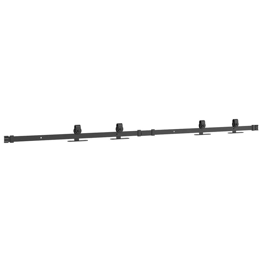 Komplet kliznih vrata ormarića 152 cm ugljični čelik