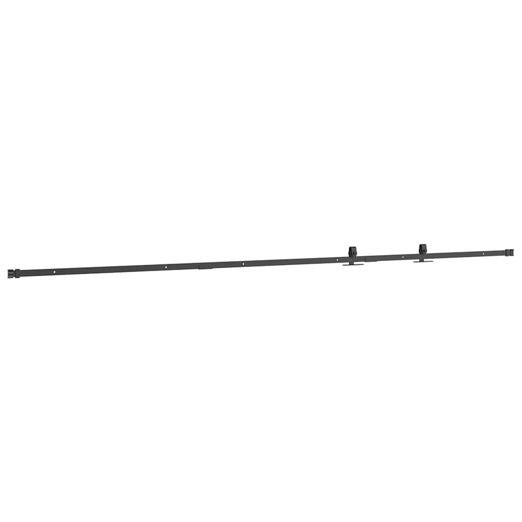 Komplet kliznih vrata ormarića 244 cm ugljični čelik