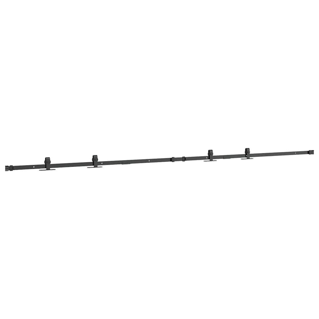 Komplet kliznih vrata ormarića 244 cm ugljični čelik