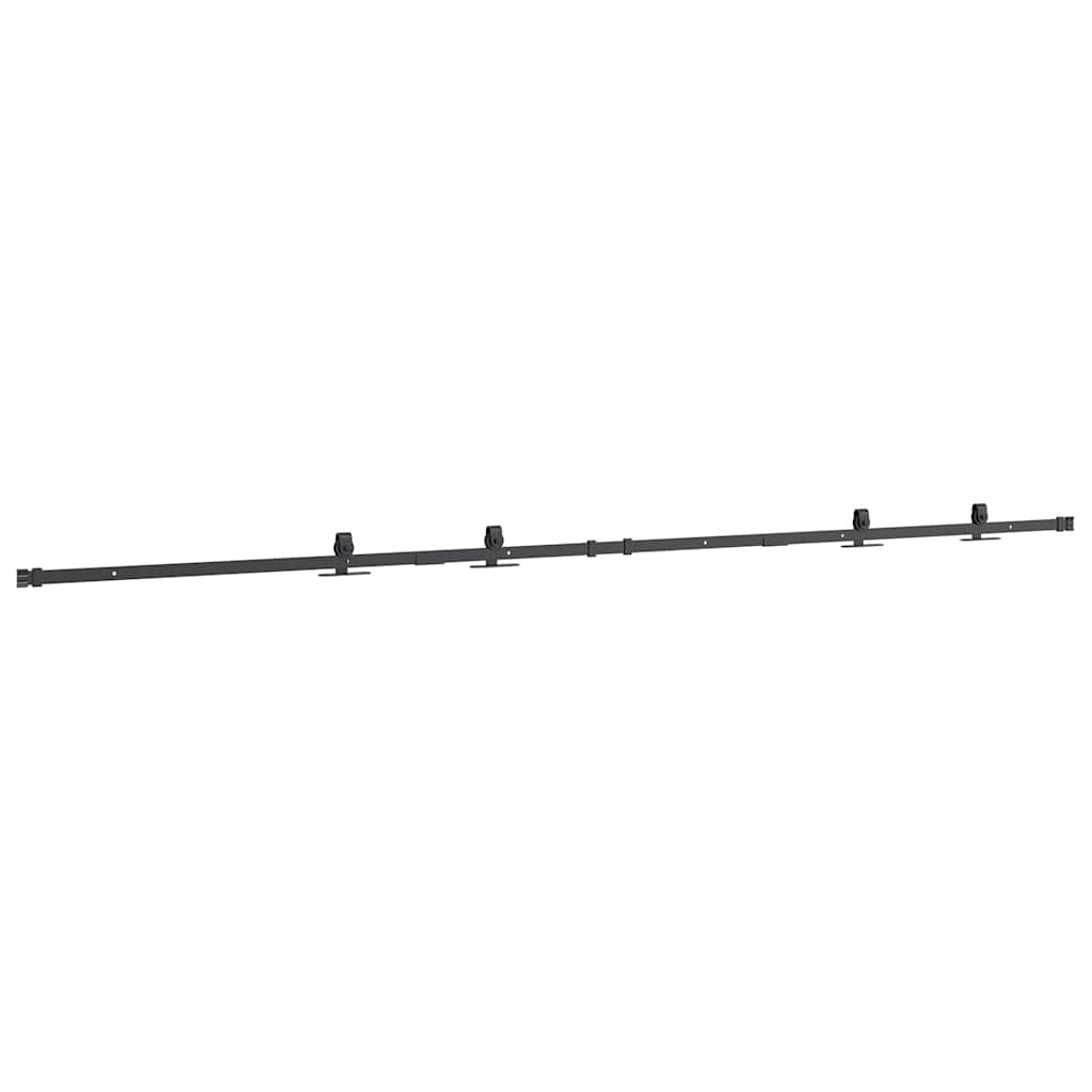 Komplet kliznih vrata ormarića 244 cm ugljični čelik