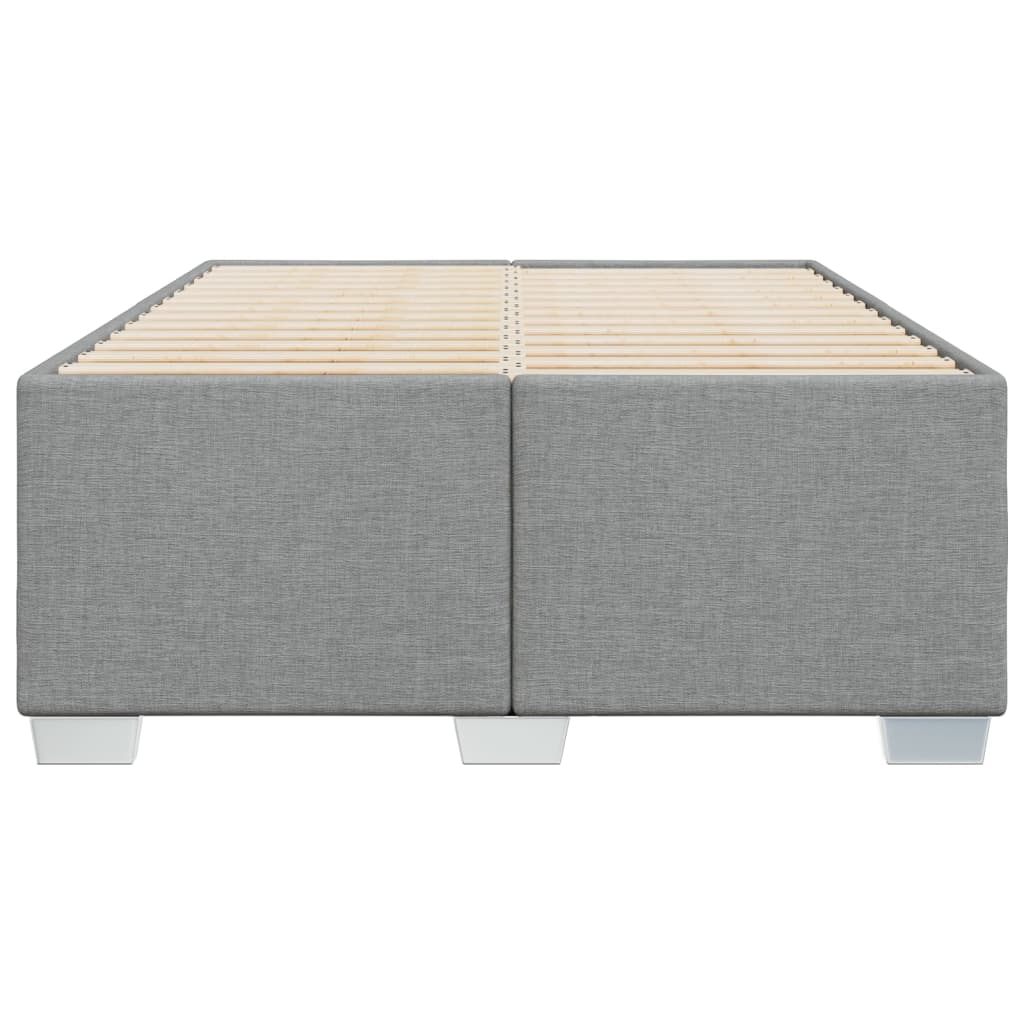 Okvir za krevet bez madraca svjetlosivi 120x190 cm od tkanine