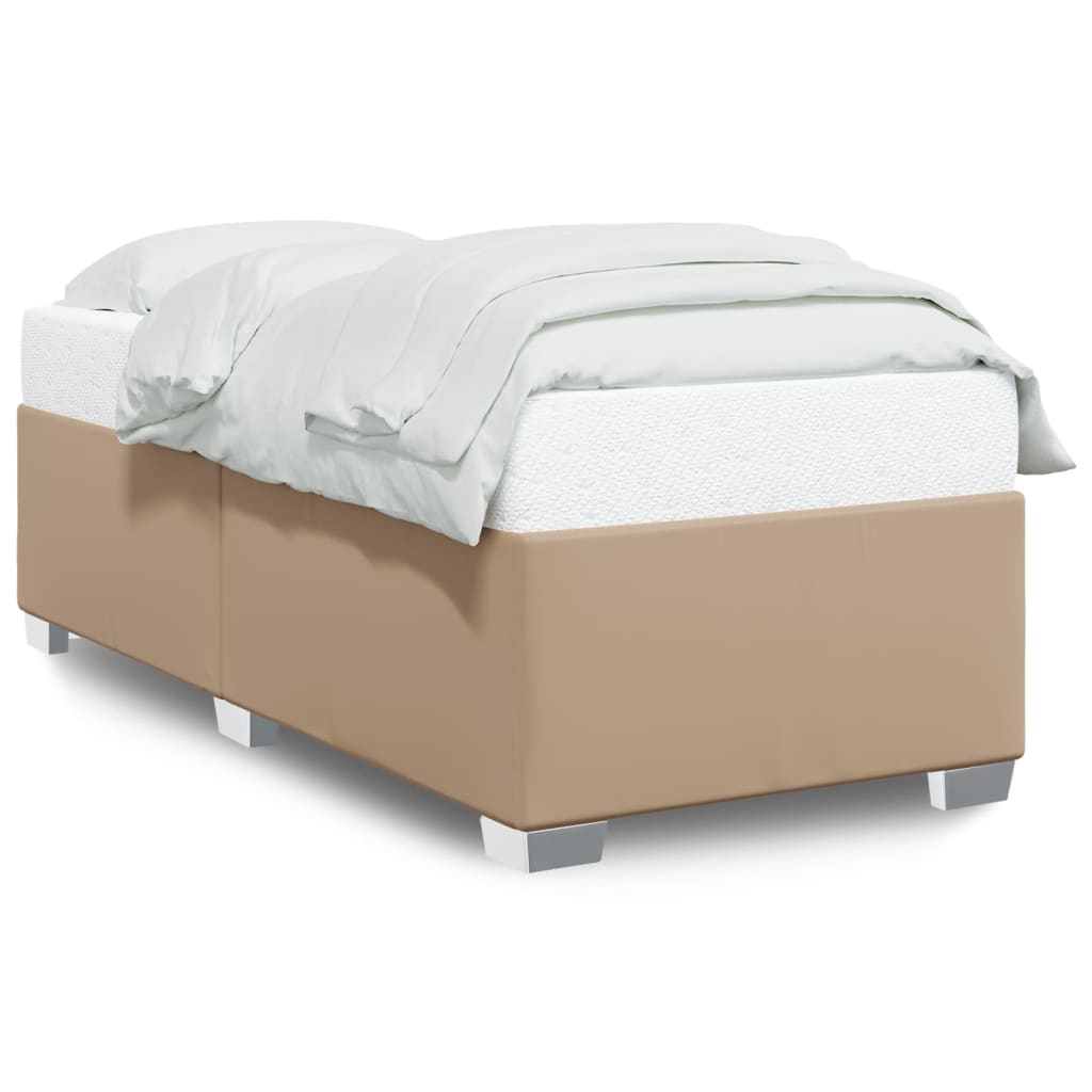 Okvir za krevet boja cappuccina 90x200 cm od umjetne kože